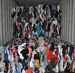 Used Mixed Rags Baled